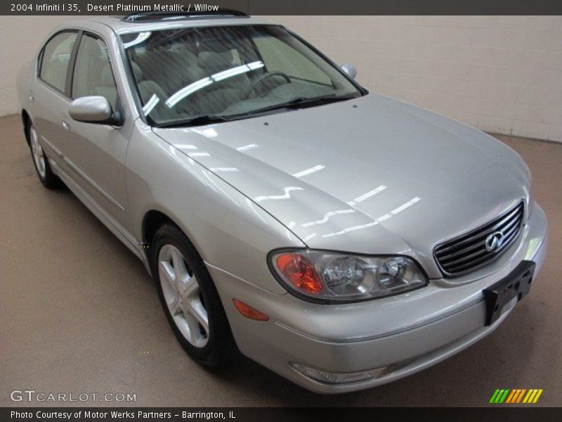 Desert Platinum Metallic / Willow 2004 Infiniti I 35