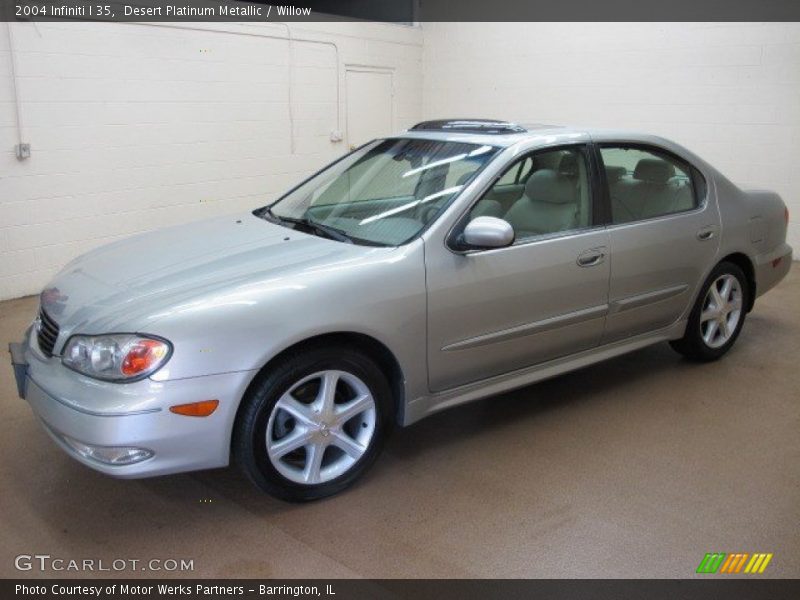 Desert Platinum Metallic / Willow 2004 Infiniti I 35