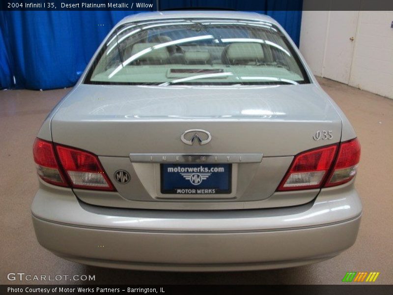 Desert Platinum Metallic / Willow 2004 Infiniti I 35