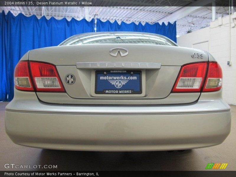 Desert Platinum Metallic / Willow 2004 Infiniti I 35