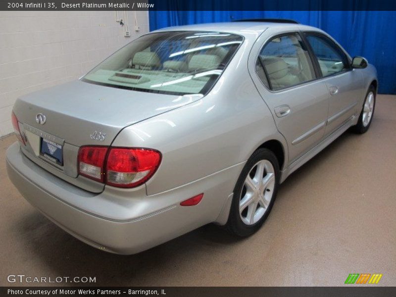 Desert Platinum Metallic / Willow 2004 Infiniti I 35