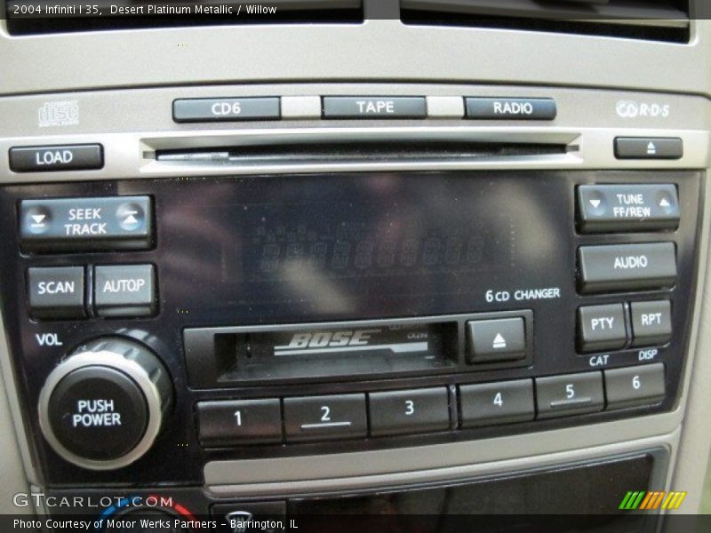 Desert Platinum Metallic / Willow 2004 Infiniti I 35