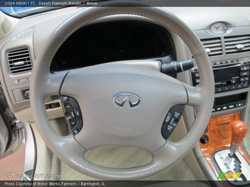 Desert Platinum Metallic / Willow 2004 Infiniti I 35