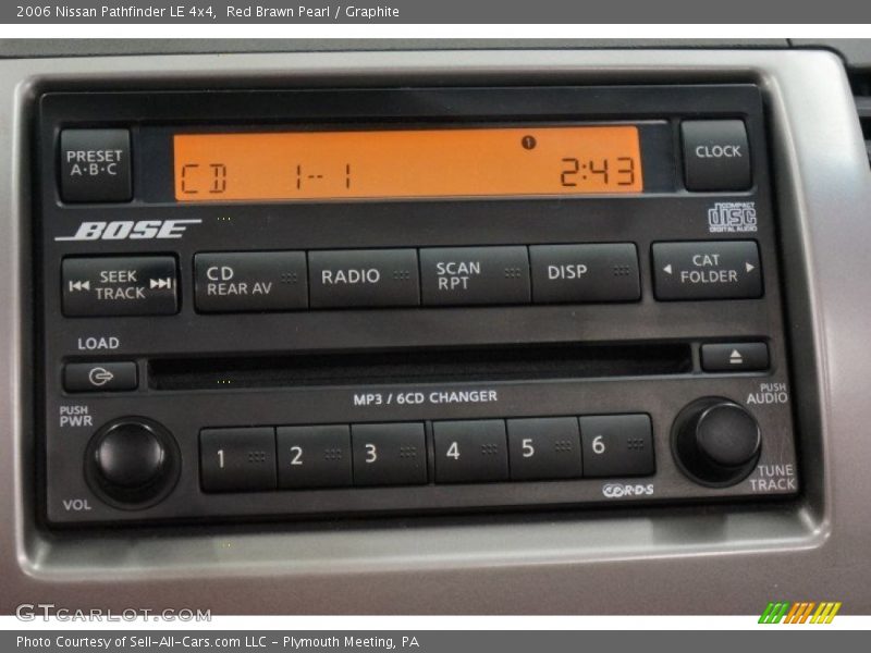 Red Brawn Pearl / Graphite 2006 Nissan Pathfinder LE 4x4