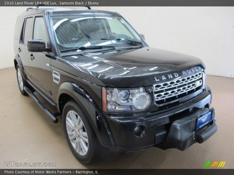 Santorini Black / Ebony 2010 Land Rover LR4 HSE Lux