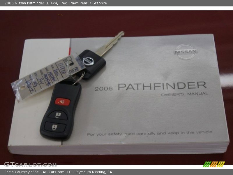 Red Brawn Pearl / Graphite 2006 Nissan Pathfinder LE 4x4