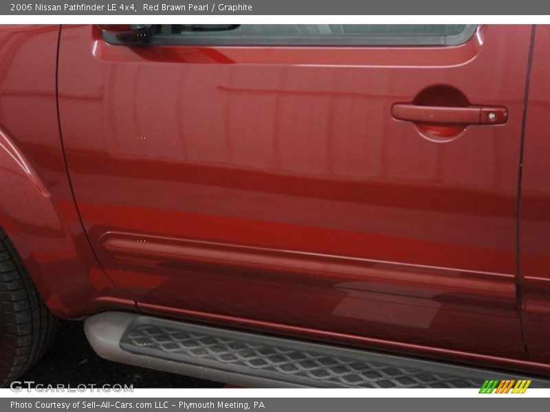 Red Brawn Pearl / Graphite 2006 Nissan Pathfinder LE 4x4