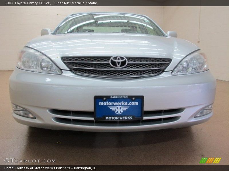 Lunar Mist Metallic / Stone 2004 Toyota Camry XLE V6