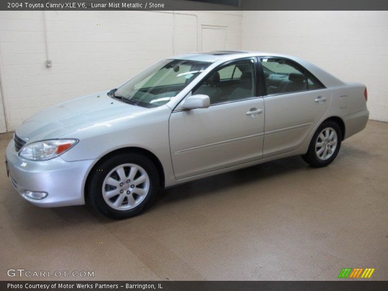 Lunar Mist Metallic / Stone 2004 Toyota Camry XLE V6