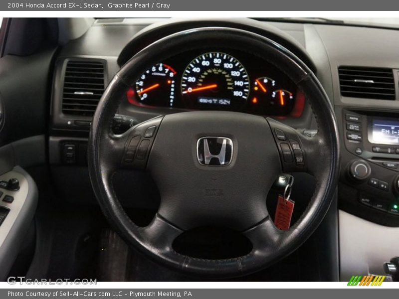 Graphite Pearl / Gray 2004 Honda Accord EX-L Sedan