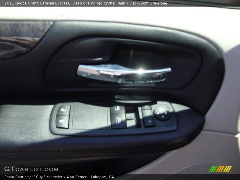 Deep Cherry Red Crystal Pearl / Black/Light Graystone 2011 Dodge Grand Caravan Express