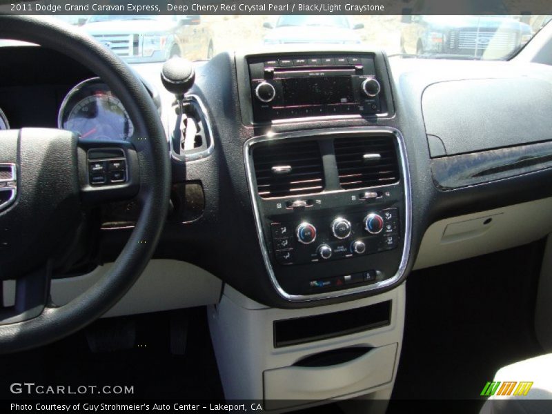 Deep Cherry Red Crystal Pearl / Black/Light Graystone 2011 Dodge Grand Caravan Express