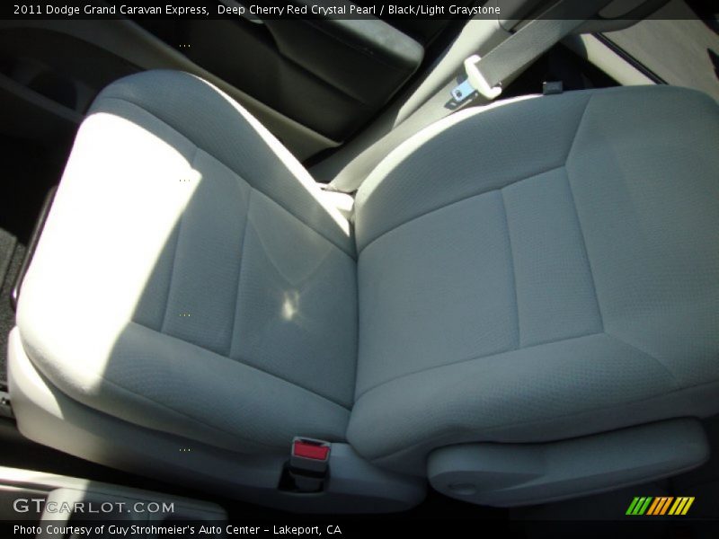 Deep Cherry Red Crystal Pearl / Black/Light Graystone 2011 Dodge Grand Caravan Express