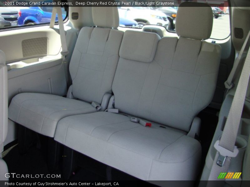 Deep Cherry Red Crystal Pearl / Black/Light Graystone 2011 Dodge Grand Caravan Express
