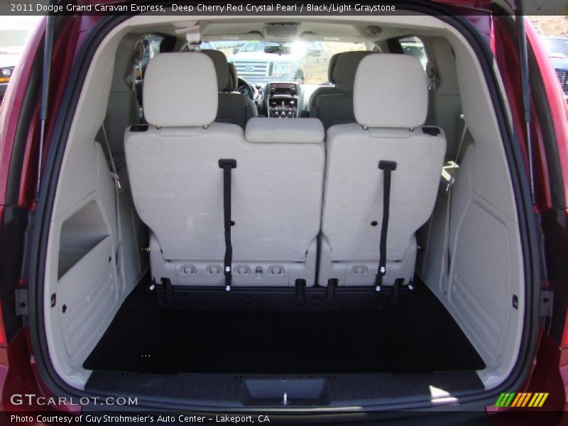 Deep Cherry Red Crystal Pearl / Black/Light Graystone 2011 Dodge Grand Caravan Express