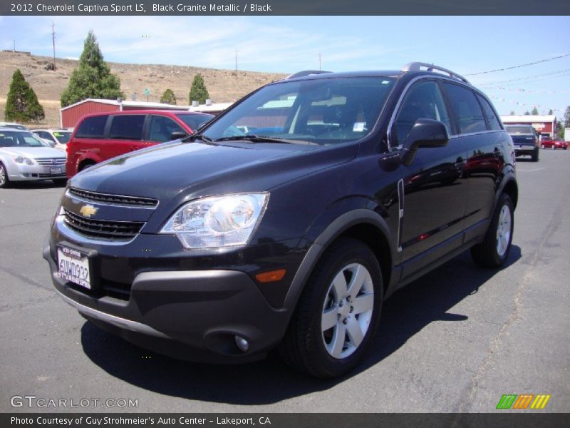 Black Granite Metallic / Black 2012 Chevrolet Captiva Sport LS