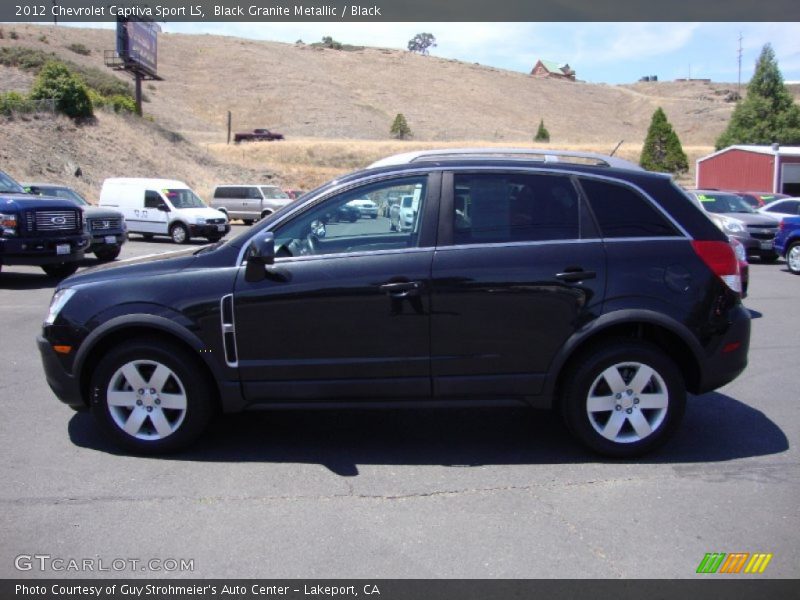 Black Granite Metallic / Black 2012 Chevrolet Captiva Sport LS