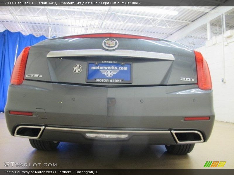 Phantom Gray Metallic / Light Platinum/Jet Black 2014 Cadillac CTS Sedan AWD