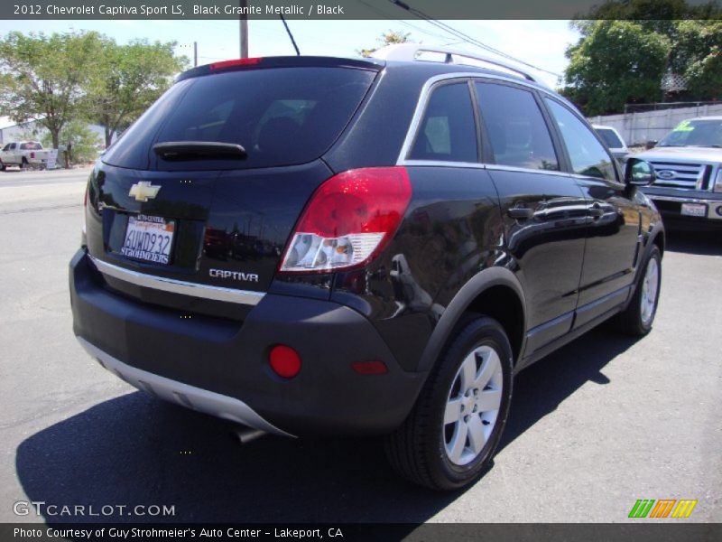 Black Granite Metallic / Black 2012 Chevrolet Captiva Sport LS