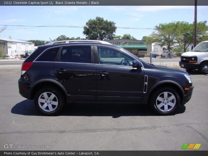 Black Granite Metallic / Black 2012 Chevrolet Captiva Sport LS