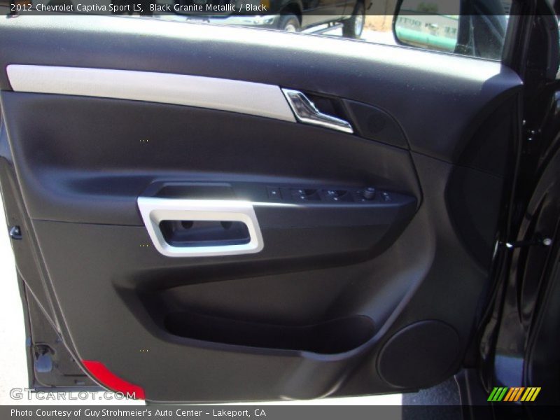 Black Granite Metallic / Black 2012 Chevrolet Captiva Sport LS