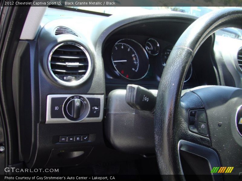 Black Granite Metallic / Black 2012 Chevrolet Captiva Sport LS