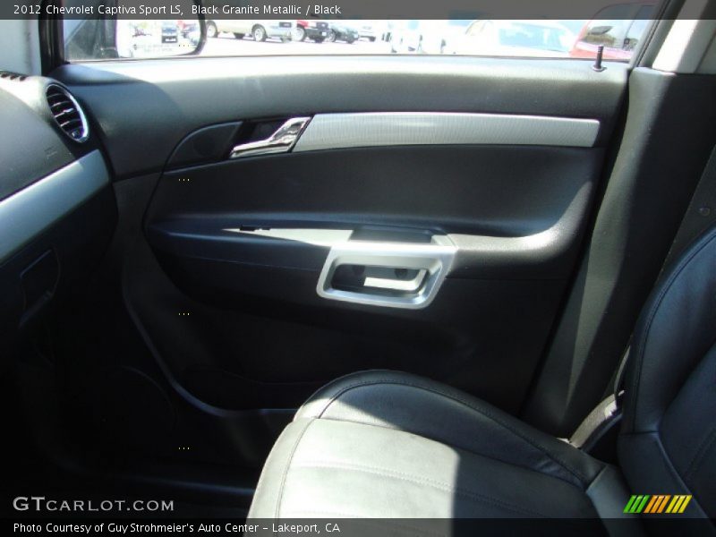 Black Granite Metallic / Black 2012 Chevrolet Captiva Sport LS