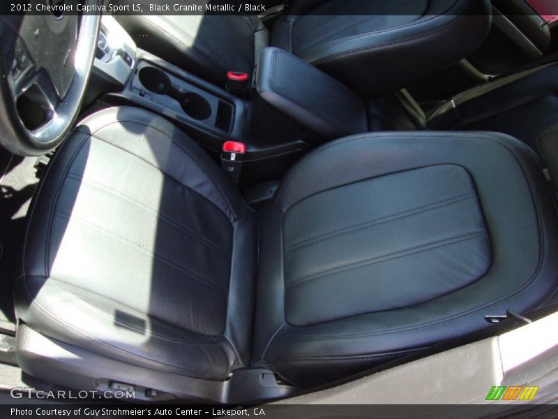 Black Granite Metallic / Black 2012 Chevrolet Captiva Sport LS