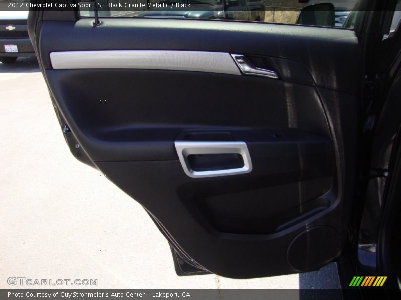 Black Granite Metallic / Black 2012 Chevrolet Captiva Sport LS