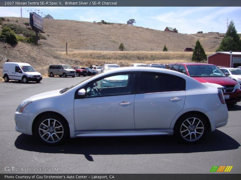 Brilliant Silver / SE-R Charcoal 2007 Nissan Sentra SE-R Spec V