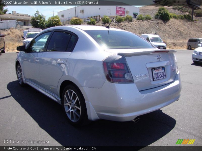 Brilliant Silver / SE-R Charcoal 2007 Nissan Sentra SE-R Spec V