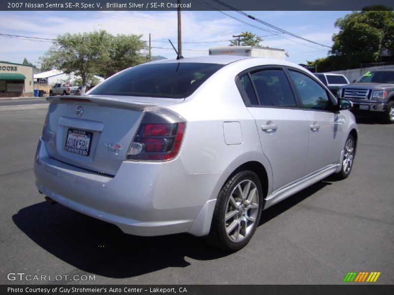 Brilliant Silver / SE-R Charcoal 2007 Nissan Sentra SE-R Spec V