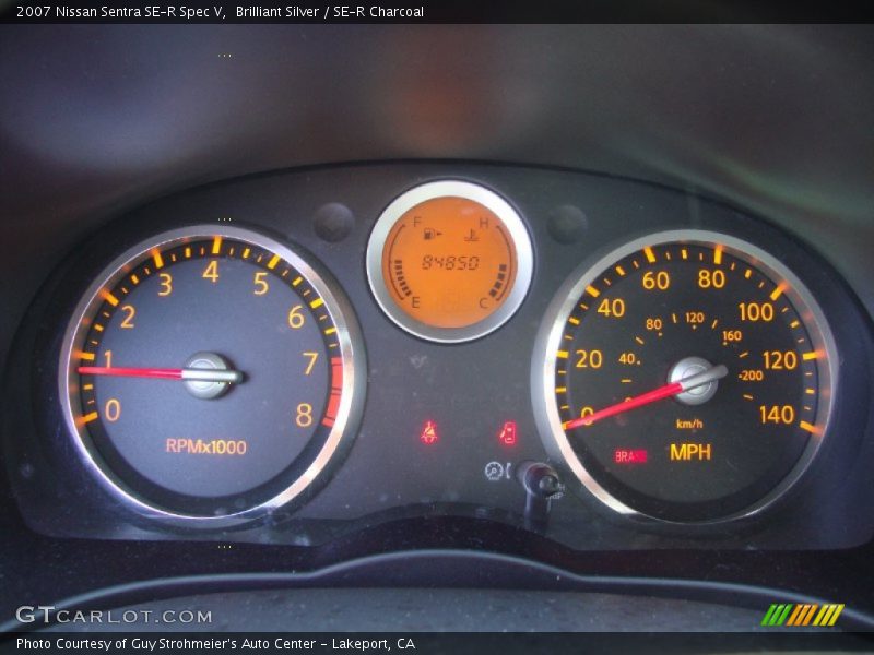 Brilliant Silver / SE-R Charcoal 2007 Nissan Sentra SE-R Spec V