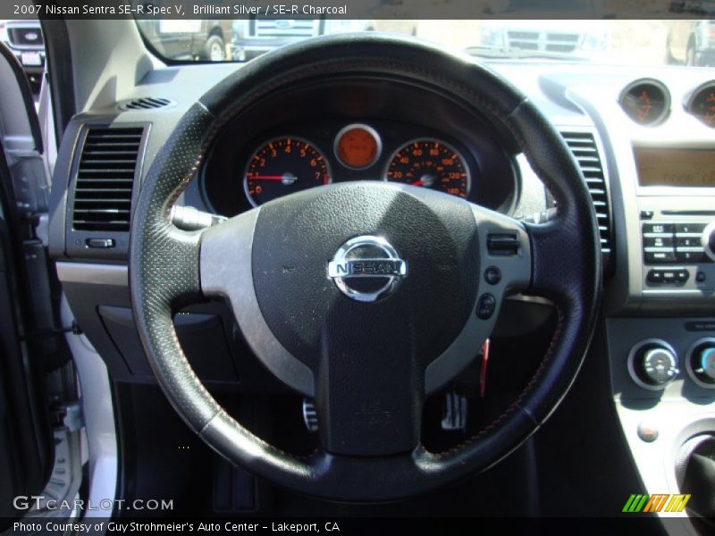 Brilliant Silver / SE-R Charcoal 2007 Nissan Sentra SE-R Spec V
