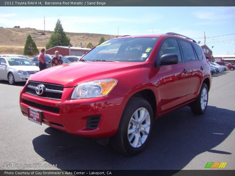 Barcelona Red Metallic / Sand Beige 2011 Toyota RAV4 I4