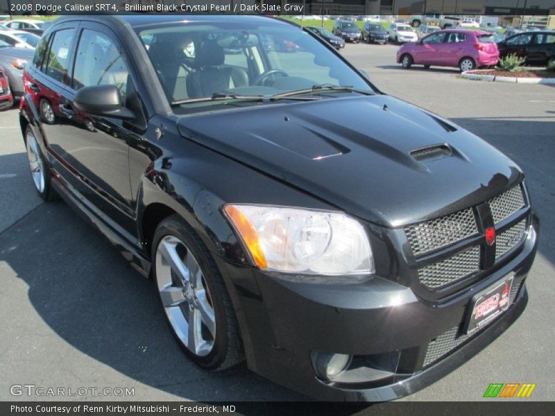 Brilliant Black Crystal Pearl / Dark Slate Gray 2008 Dodge Caliber SRT4