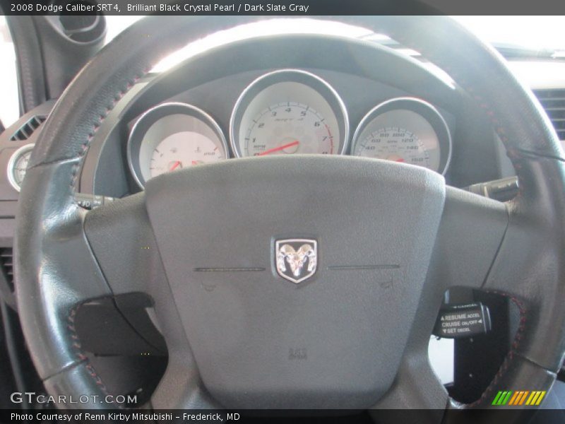Brilliant Black Crystal Pearl / Dark Slate Gray 2008 Dodge Caliber SRT4