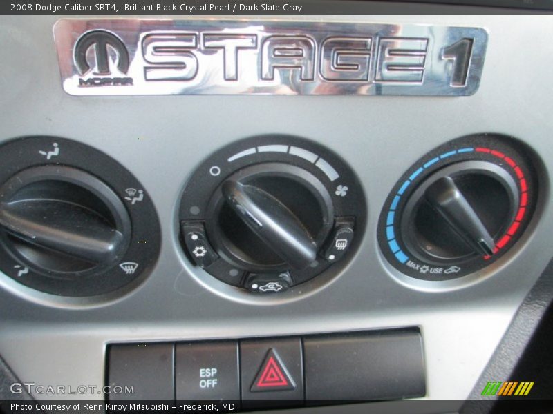 Brilliant Black Crystal Pearl / Dark Slate Gray 2008 Dodge Caliber SRT4