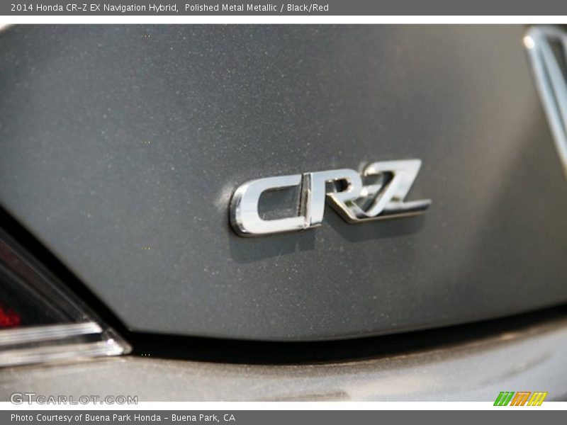 Polished Metal Metallic / Black/Red 2014 Honda CR-Z EX Navigation Hybrid
