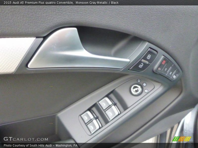 Monsoon Gray Metallic / Black 2015 Audi A5 Premium Plus quattro Convertible
