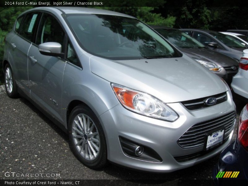 Ingot Silver / Charcoal Black 2014 Ford C-Max Energi