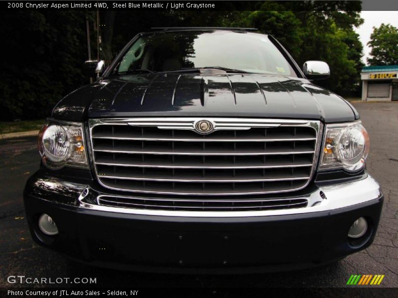 Steel Blue Metallic / Light Graystone 2008 Chrysler Aspen Limited 4WD