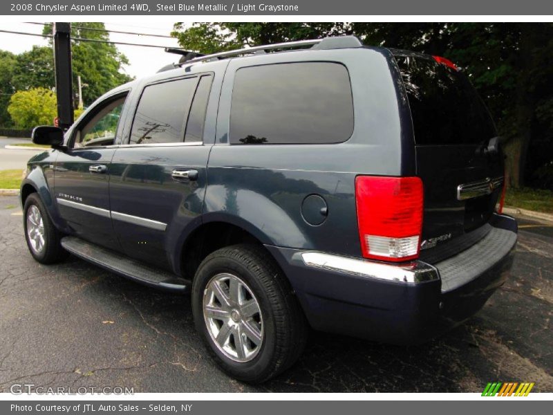 Steel Blue Metallic / Light Graystone 2008 Chrysler Aspen Limited 4WD