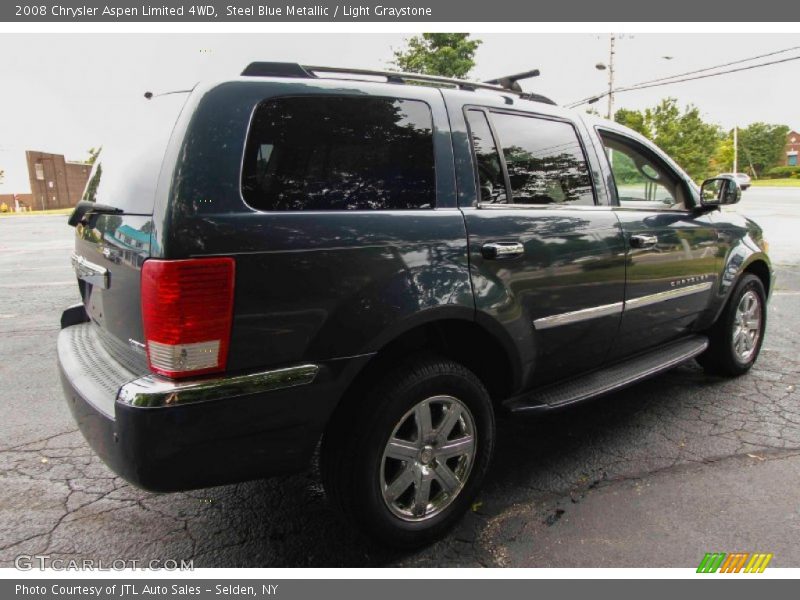 Steel Blue Metallic / Light Graystone 2008 Chrysler Aspen Limited 4WD