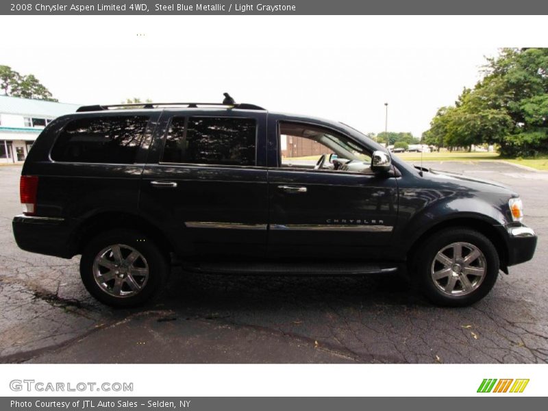 Steel Blue Metallic / Light Graystone 2008 Chrysler Aspen Limited 4WD
