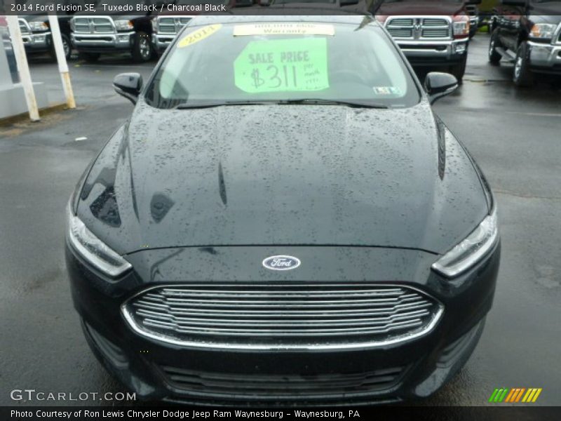 Tuxedo Black / Charcoal Black 2014 Ford Fusion SE
