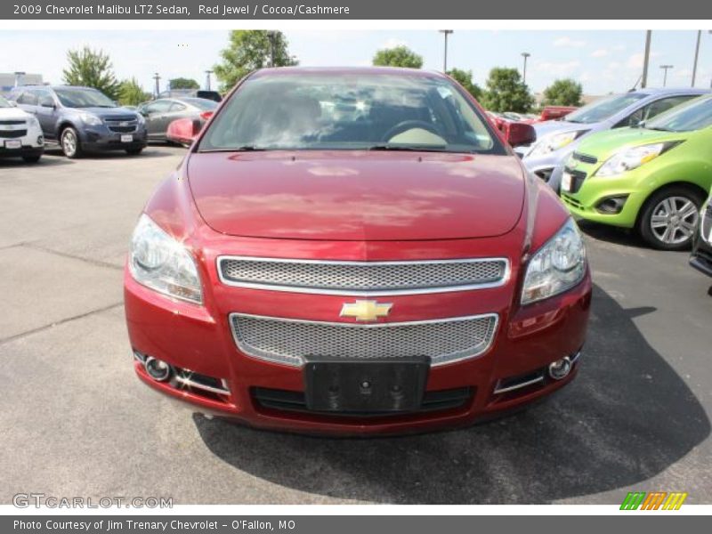 Red Jewel / Cocoa/Cashmere 2009 Chevrolet Malibu LTZ Sedan