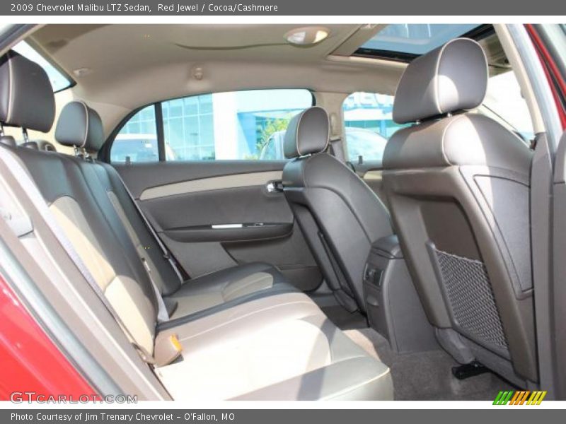 Red Jewel / Cocoa/Cashmere 2009 Chevrolet Malibu LTZ Sedan