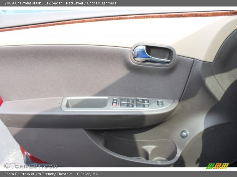Red Jewel / Cocoa/Cashmere 2009 Chevrolet Malibu LTZ Sedan