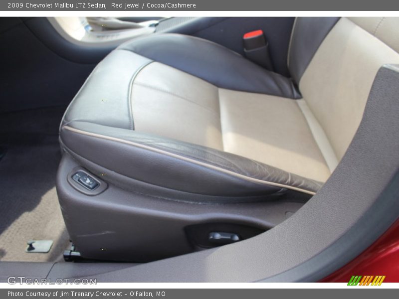 Red Jewel / Cocoa/Cashmere 2009 Chevrolet Malibu LTZ Sedan